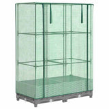 Raised Bed with Greenhouse Cover Rattan Look 80x40x123 cm 4015852