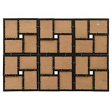 Collage Photo Frame for 24x Picture Black MDF 332791