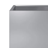 Garden Planter 40x40x40 cm Galvanised Steel 851209
