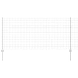 Fence and Post Silver 1 x 10 m Steel 3336155