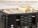 Kettle and Toaster Sets, 3000W 1.7L Rapid Boil Kettle & 4 Slice Toaster with 7 Browning Controls, T3398P344313