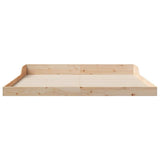 Bed Frame Brown 180 x 210 cm Solid Pine Wood 873358