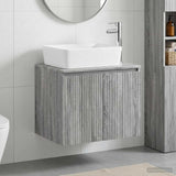 Bathroom Furniture Set Grey Sonoma Engineered Wood 3404336