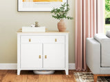 Farmhouse Style Sideboard - White T3398P343001