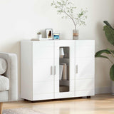 Wooden Cabinet White 88.5 x 30.5 x 73 cm Engineered Wood 880301