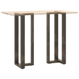 Bar Table Legs T-Shaped 2 pcs Black 40x35x cm Steel 4013099