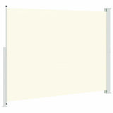 Patio Retractable Side Awning 220x300 cm Cream 313424