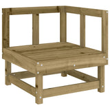 ZNTS 3 Piece Garden Lounge Set Impregnated Wood Pine 825414