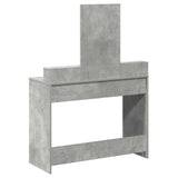 Dressing Table Concrete Grey 100 x 41 x 140 cm Engineered Wood 865148