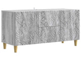 Sideboard Grey Sonoma 89 x 34.5 x 60 cm Engineered Wood 895121