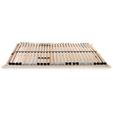Slatted Bed Bases without Mattress 2 pcs with 28 Slats 80x200 cm 3051422