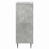 Drawer Cabinet Concrete Grey 66 x 34.5 x 92 cm Engineered Wood 894378
