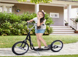 Stunt Scooter, Kids Scooter with 16" Big Wheels, Adjustable Height, Dual Brakes, for Ages 5 Years, T3398P548554