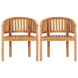 Garden Lounge Set Natural Teak Solid Teak Wood Medium Durable 3059965