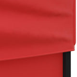 Folding Party Tent with Sidewalls Red 3x3 m 93527