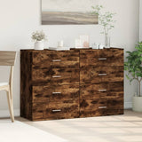 Sideboards 2 pcs Smoked Oak 60x39x80 cm Engineered Wood 3276627