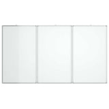 Magnetic Whiteboard Foldable 150x100x1,7 cm Aluminium 4005361