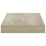 Floating Wall Shelves 4 pcs Oak 40x23.5x3.8 cm MDF 323870