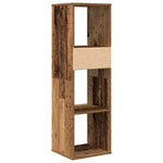 ZNTS Book Cabinet Old Wood 34x31x112 cm Engineered Wood 860290