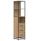 Bathroom Furniture Set 4 pcs Artisan Oak Engineered Wood 3402330