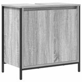 Bathroom Basin Cabinet Grey Sonoma 60x34.5x60 cm 861895