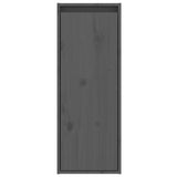 Wall Cabinets 2 pcs Grey 30x30x80 cm Solid Wood Pine 813500