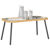 Coffee Table Brown and Black 90 x 45 x 43 cm 4108268