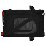 Pet Bike Trailer Black Oxford Fabric and Iron 93891