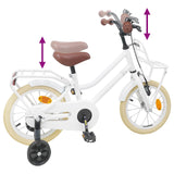 Kids Bike 16 Inches for 4-6 Years Old White 42009177