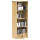 CD Cabinet Corona 40x30x110 cm Solid Wood Pine 4005683