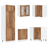14 Piece Kitchen Cabinet Set Lucca Old Wood Engineered Wood 3314989