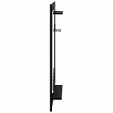 Wall-Mounted Coat Rack with Shelf Black Oak 70 x 10 x 90 cm 874524