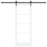 Sliding Door Manual ORKDAL White 78 x 202 cm Wood and metal 3332468