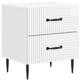 Bedside Cabinet 2 pcs High Gloss White 43 x 34.5 x 47.5 cm 894764