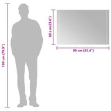 LED Bathroom Mirror 90x60 cm 151733