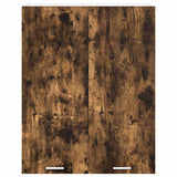 Hanging Cabinet Smoked Oak 80 x 31 x 100 cm Engineered Wood 884366