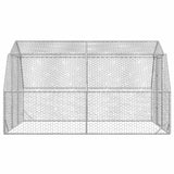 Chicken Run 2.5x4x2.25 m Galvanised Steel 3328516