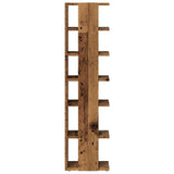 Shoe Cabinet Old Wood 28x27x102 cm Engineered Wood 856664