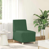 Modular Sofa Unit Armless 3 pcs Jungle Green 55 x 74 x 82 cm 3399824