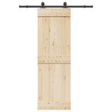 Sliding Door Hardware Kit 152 cm Steel Black 4009718
