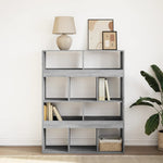 Bookcase Grey Sonoma 100x33x125.5 cm Engineered Wood 3309362