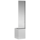 Garden Privacy Screen Silver 32 x 150 cm Galvanised steel 876376