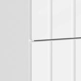 Bedside Cabinet High Gloss White 43x 41 x 68 cm Engineered Wood 894329