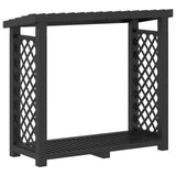 Firewood Rack 114 x 46 x 101 cm PP Anthracite 42041757