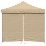 Party Tent Folding Beige 292 x 292 x 315 cm Oxford Fabric 42023566
