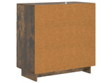 Sideboard Smoked Oak 66 x 34.5 x 90 cm Engineered Wood 893950