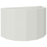 Planter White 90 x 45 x 50 cm Steel 883711