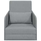Sofa Bed Light Grey 65 x 80 x 83 cm Fabric 4106637