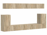 TV Cabinet Set Wall-mounted 5 pcs Sonoma Oak Engineered Wood 3409089