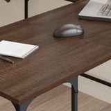 Desk Brown Oak 139x139x75 cm Engineered Wood 837591